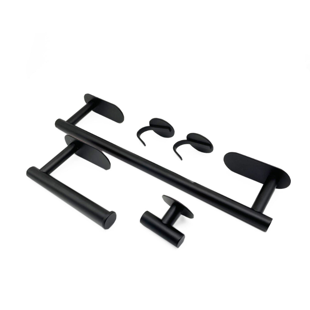 Hmorey 5 piece set of towel rail accessories for the bathroom